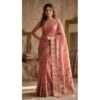 Cotton Meena Buti Saree – PINK